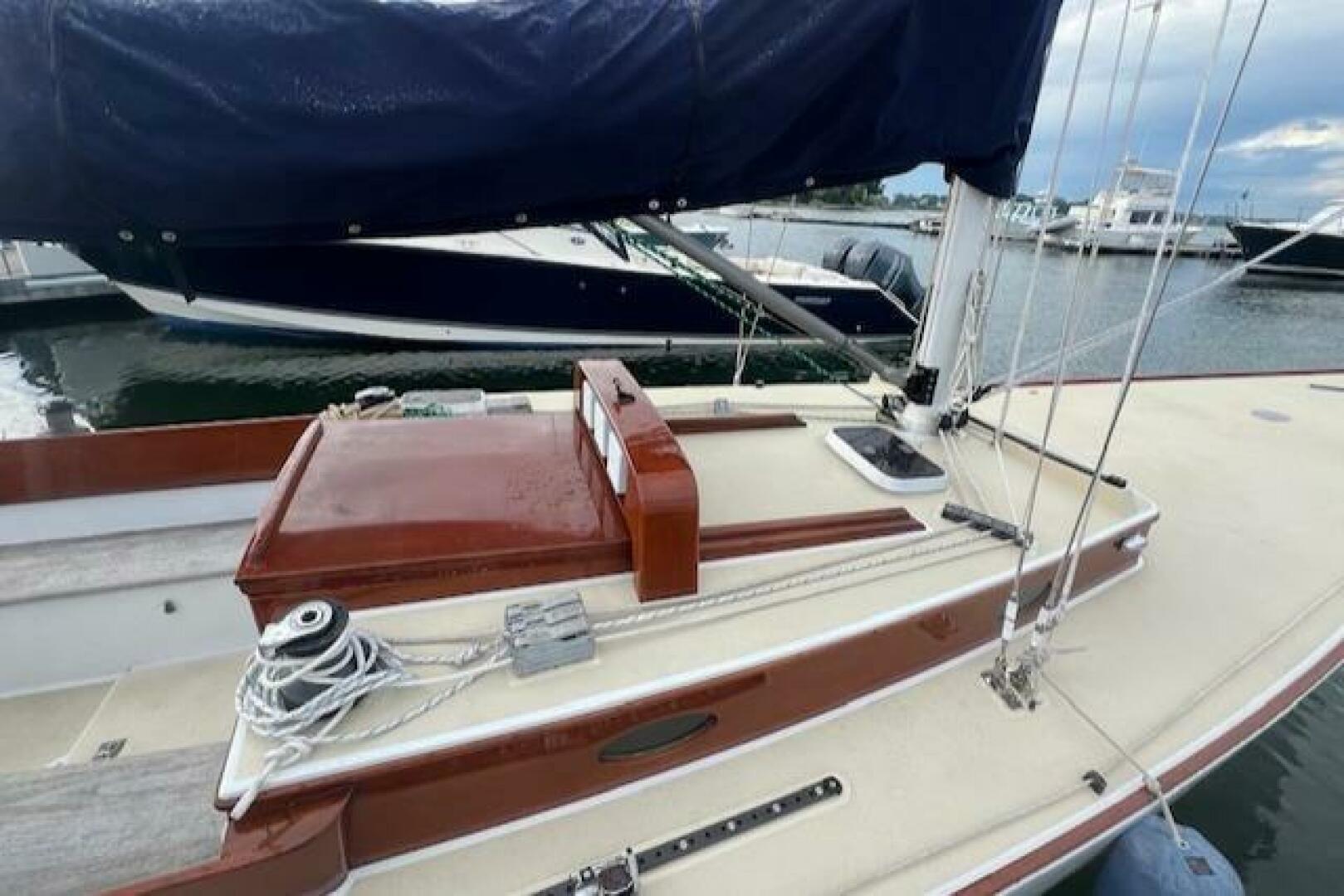 Slide: The Image of Joel White Center Harbor 31 Sloop 1997 - 5146454