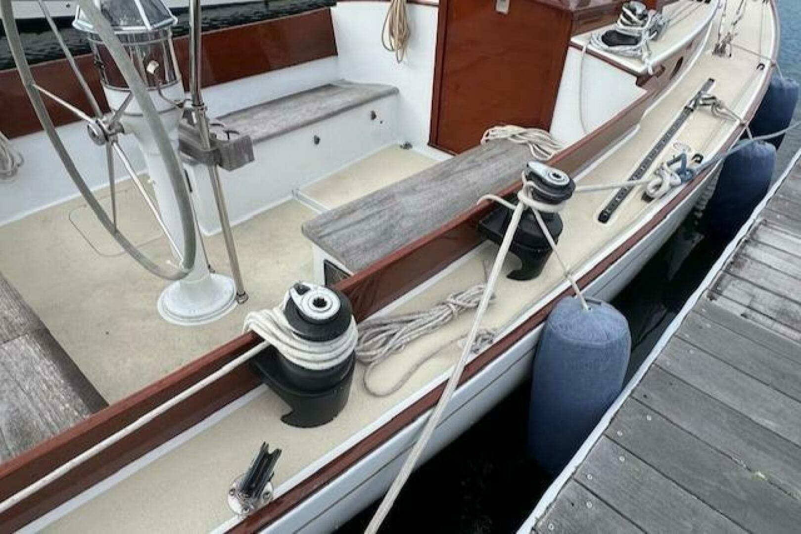 Slide: The Image of Joel White Center Harbor 31 Sloop 1997 - 5146455