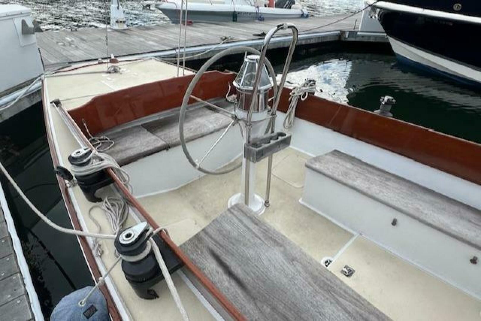 Slide: The Image of Joel White Center Harbor 31 Sloop 1997 - 5146456