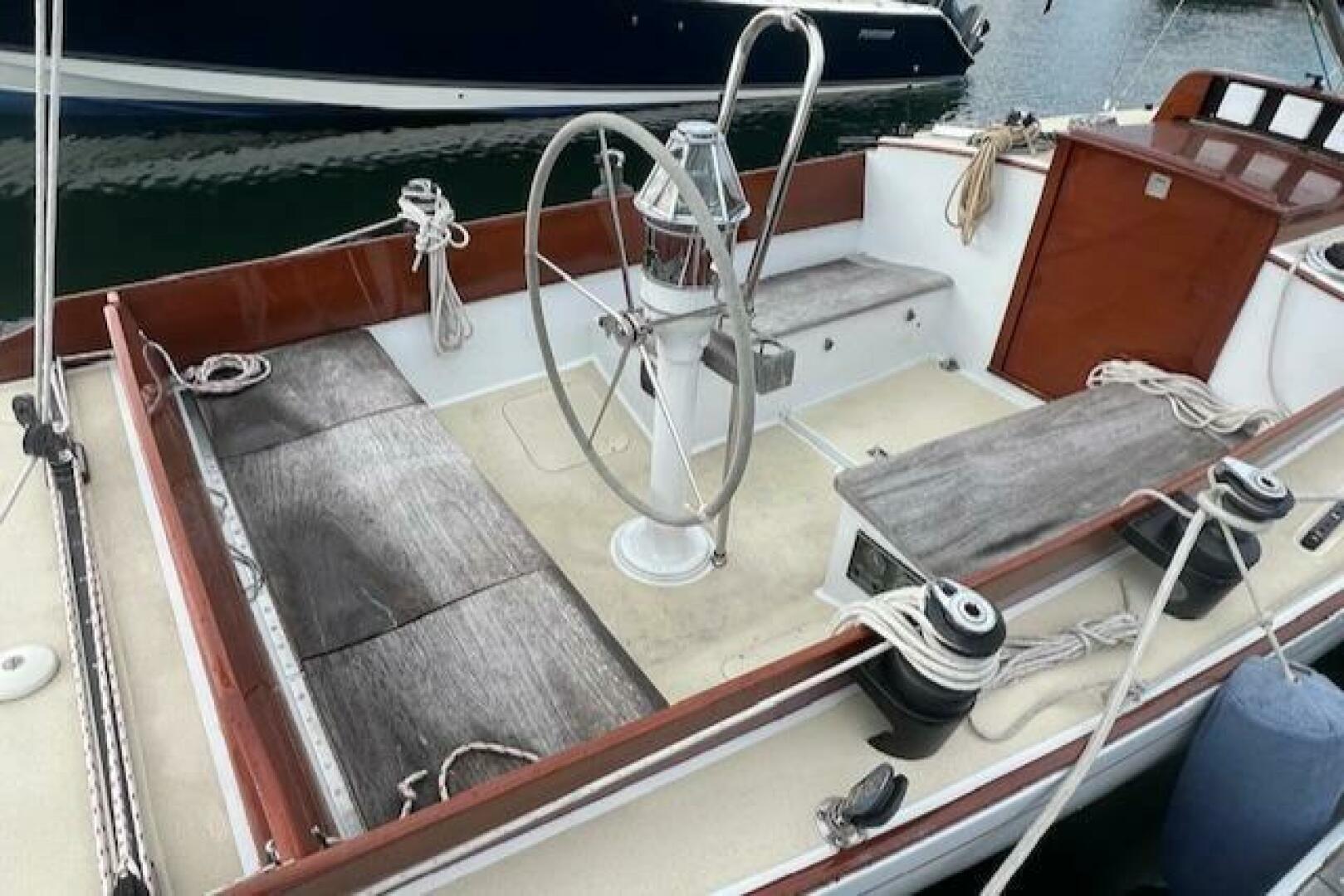 Slide: The Image of Joel White Center Harbor 31 Sloop 1997 - 5146457