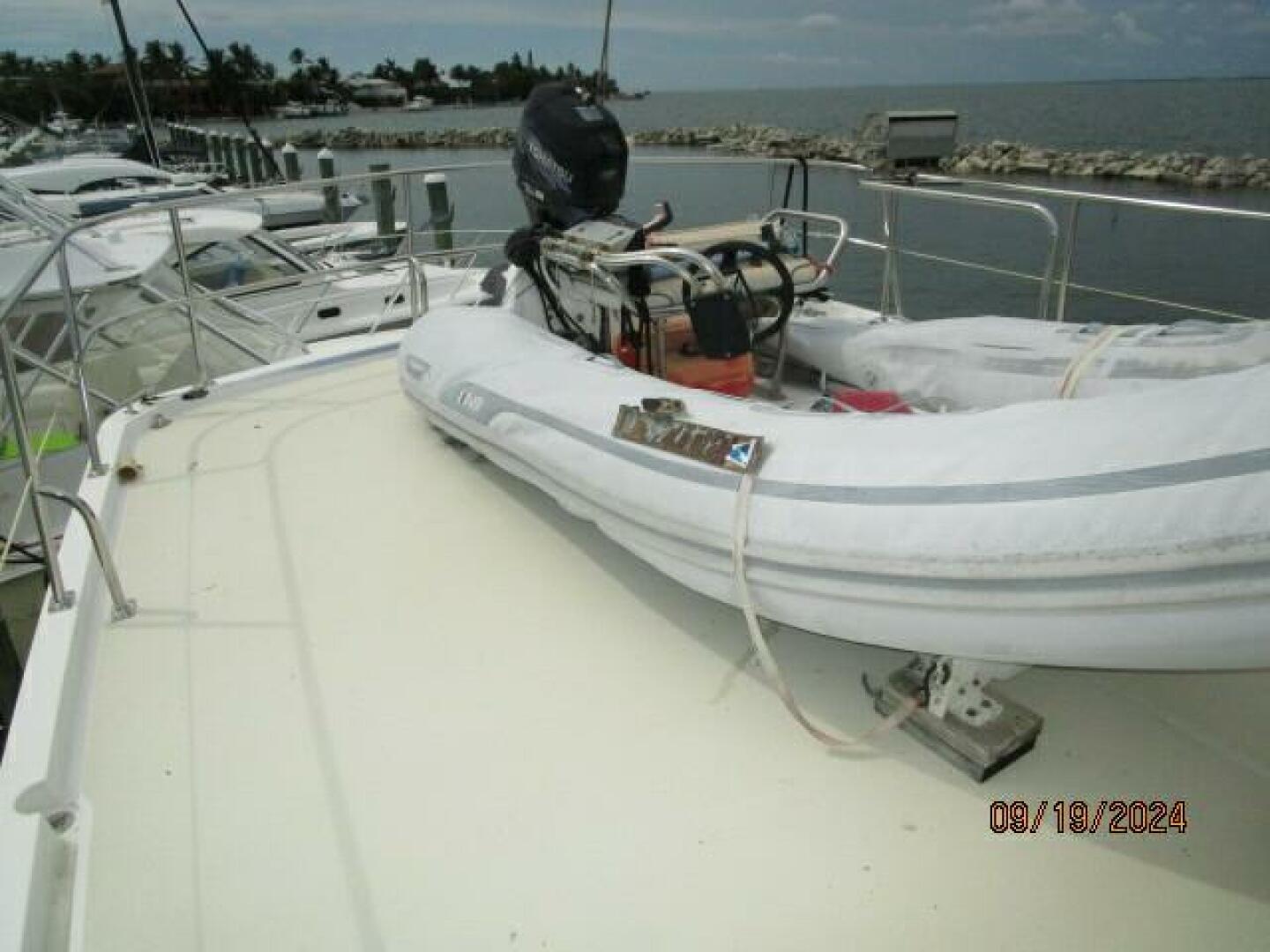 Slide: The Image of 48' Kadey-Krogen tender deck aft1 - 16