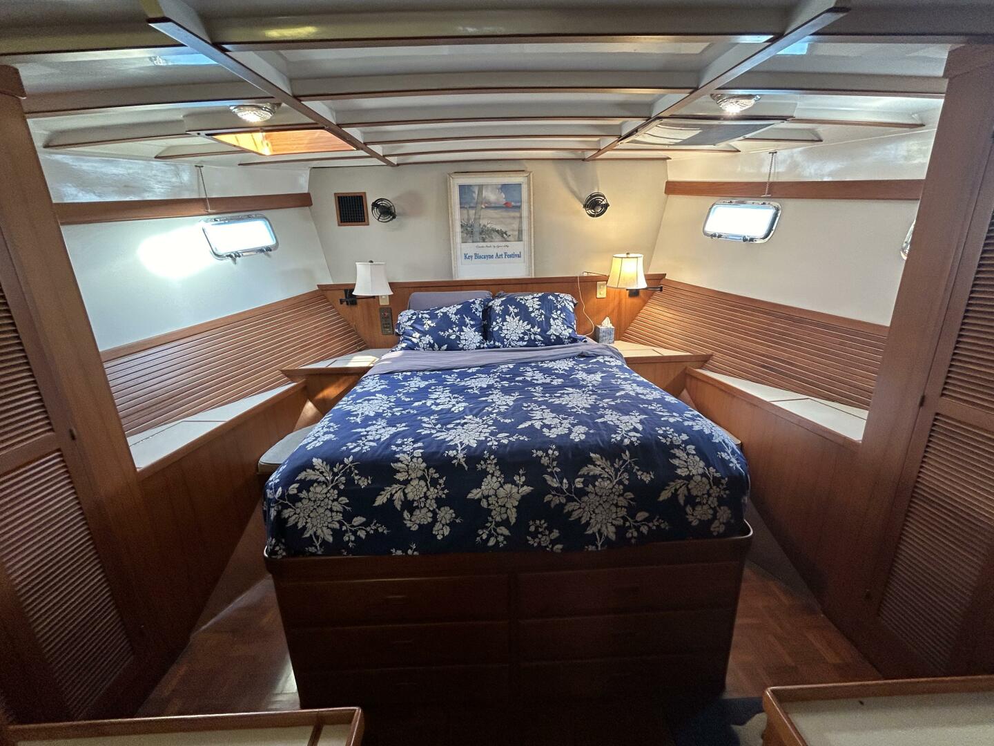 Slide: The Image of 48' Kadey-Krogen master stateroom - 38