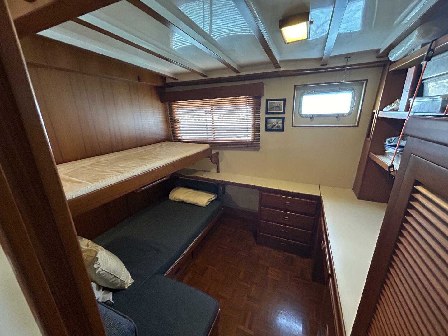 Slide: The Image of 48' Kadey-Krogen port guest stateroom2 - 46