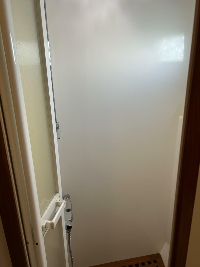 Slide: The Image of 48' Kadey-Krogen guest shower - 50