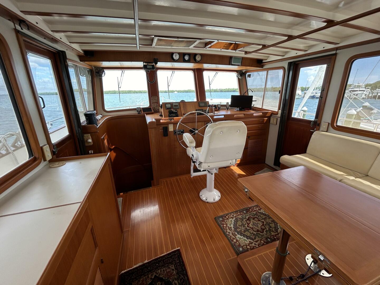 Slide: The Image of 48' Kadey-Krogen pilothouse forward - 51