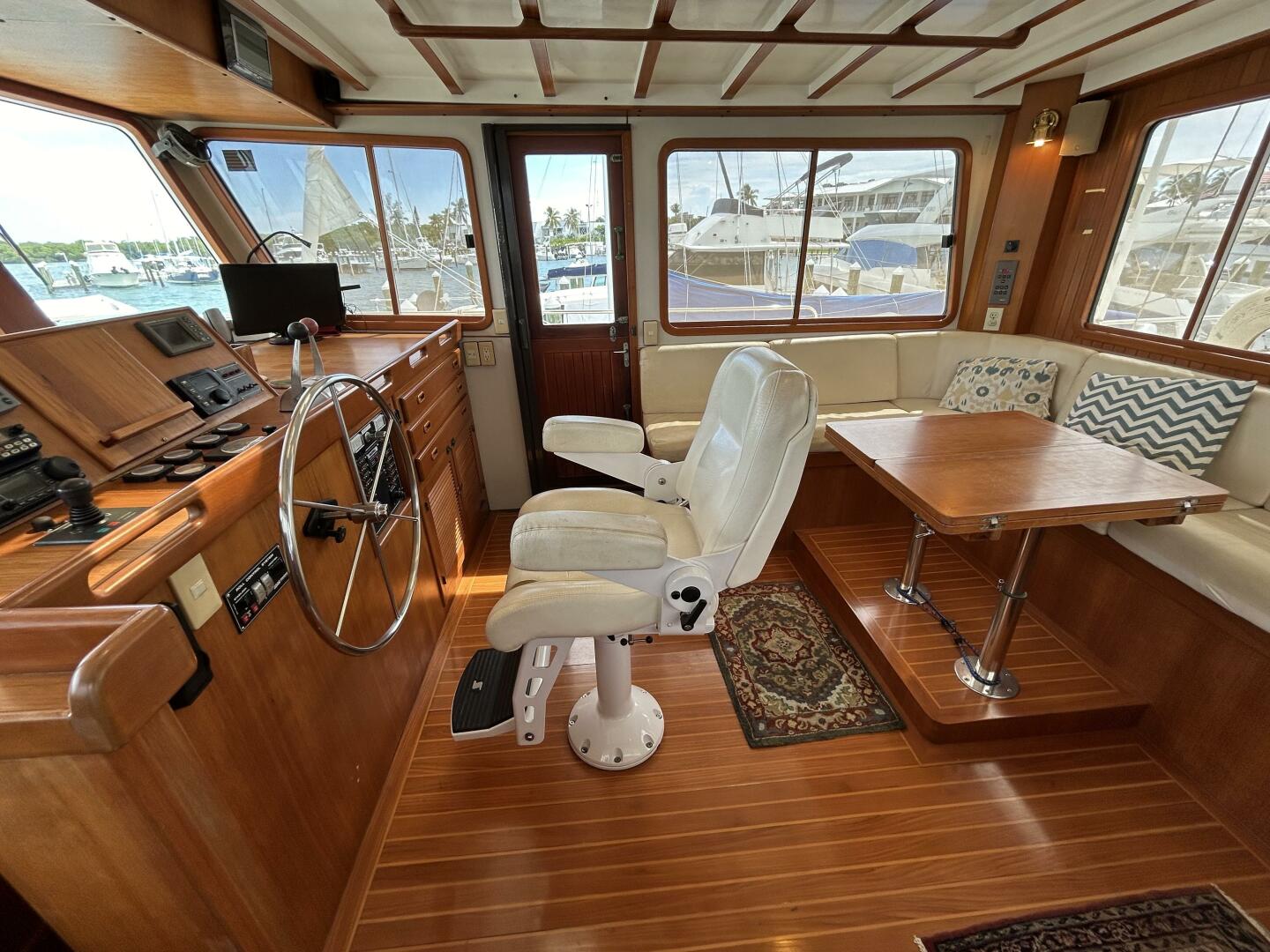 Slide: The Image of 48' Kadey-Krogen pilothouse starboard - 54