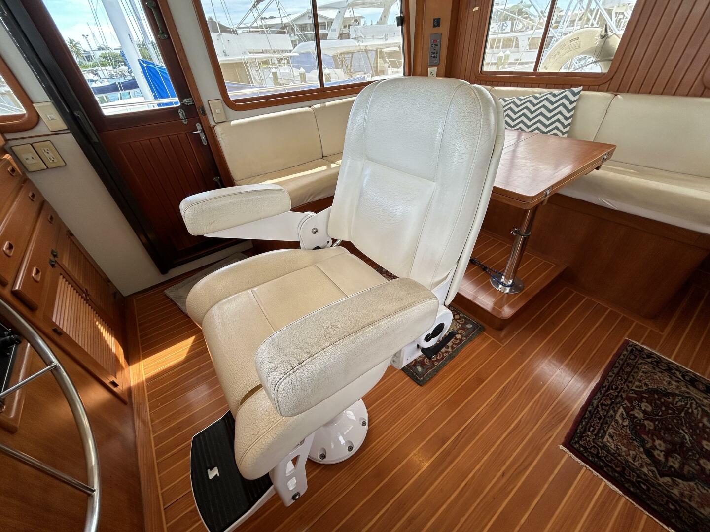 Slide: The Image of 48' Kadey-Krogen pilothouse helmseat - 57