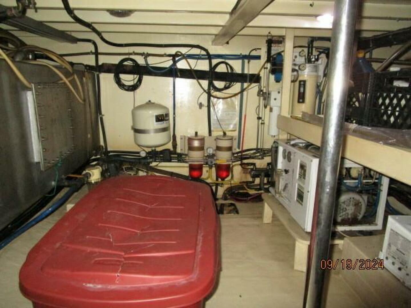 Slide: The Image of 48' Kadey-Krogen utility room aft - 63