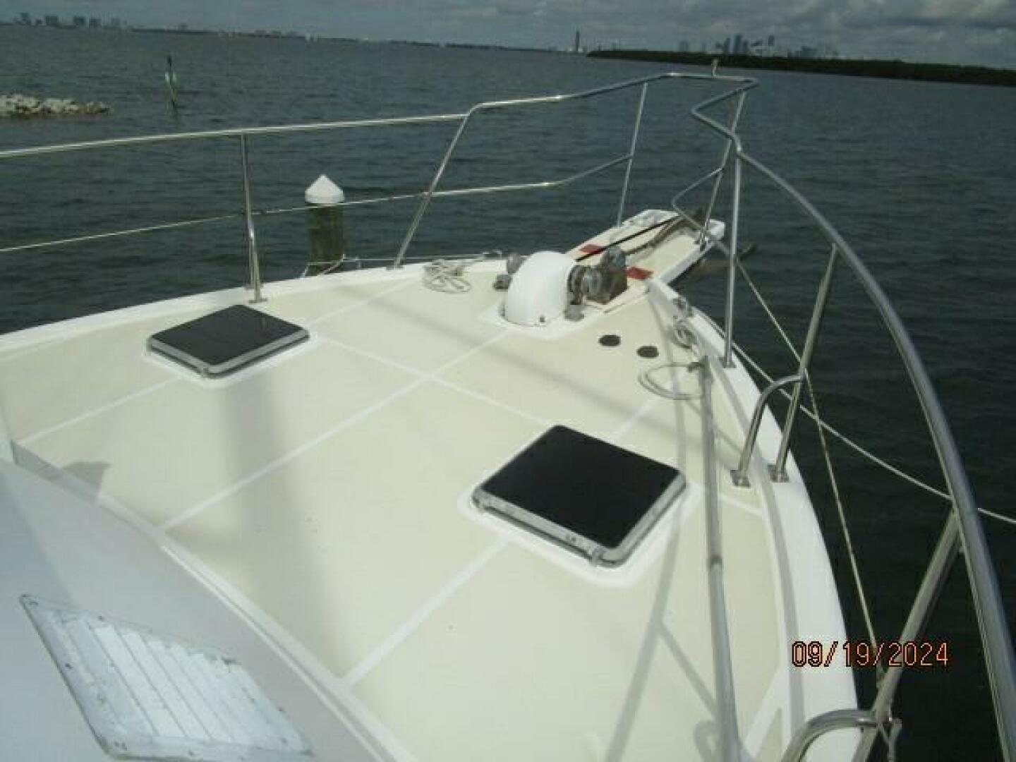 Slide: The Image of 48' Kadey-Krogen foredeck - 7