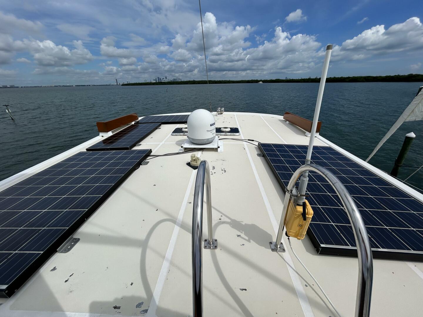 Slide: The Image of 48' Kadey-Krogen solar panels - 82
