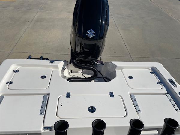Slide: The Image of 2023 Key West 210 Bay Reef boat with Suzuki outboard motor. - 6