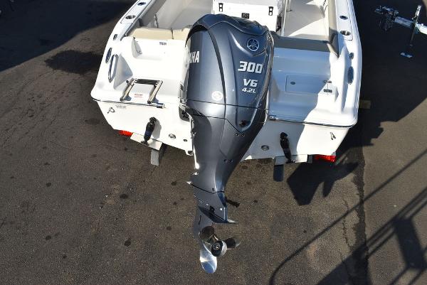 Slide: The Image of 2024 Key West 239 FS boat with Yamaha 300 V6 outboard motor. - 40