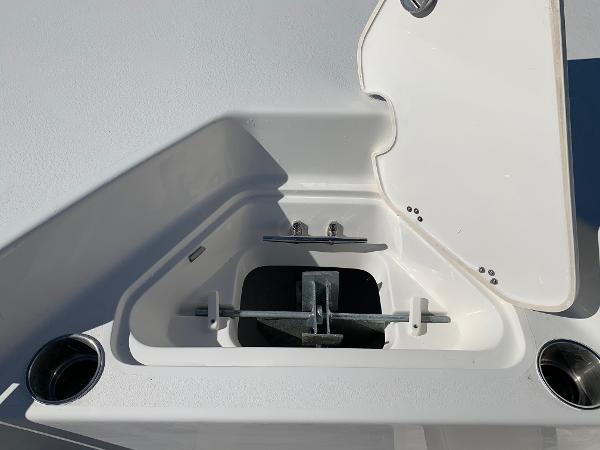 Slide: The Image of 2024 Key West 244 CC anchor storage compartment. - 29