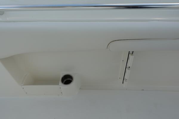 Slide: The Image of 2024 Key West 263 FS boat interior detail with cup holder. - 45