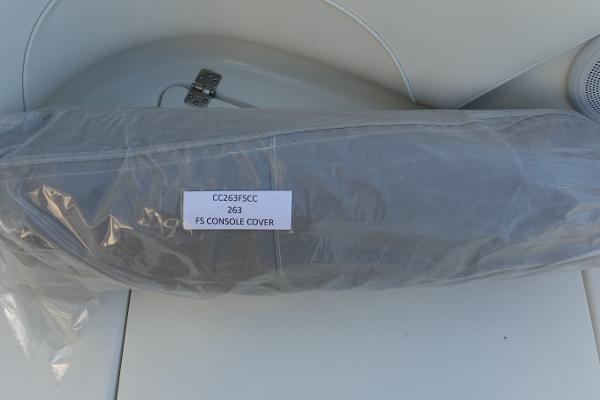 Slide: The Image of 2024 Key West 263 FS console cover in packaging. - 47
