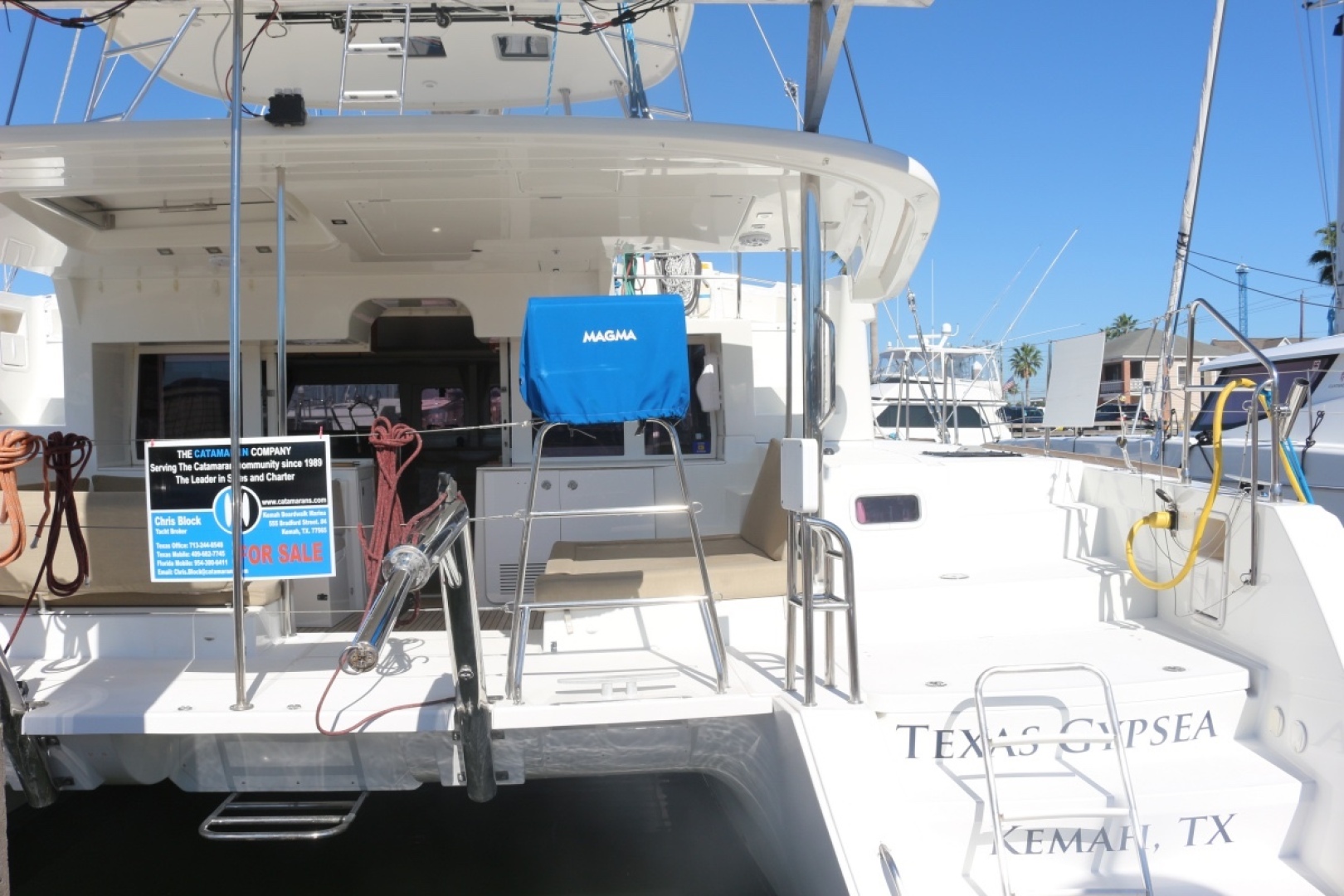 Slide: The Image of Used Sail Catamaran for sale 2012 Lagoon 450 - TEXAS GYPSEA - 4895516