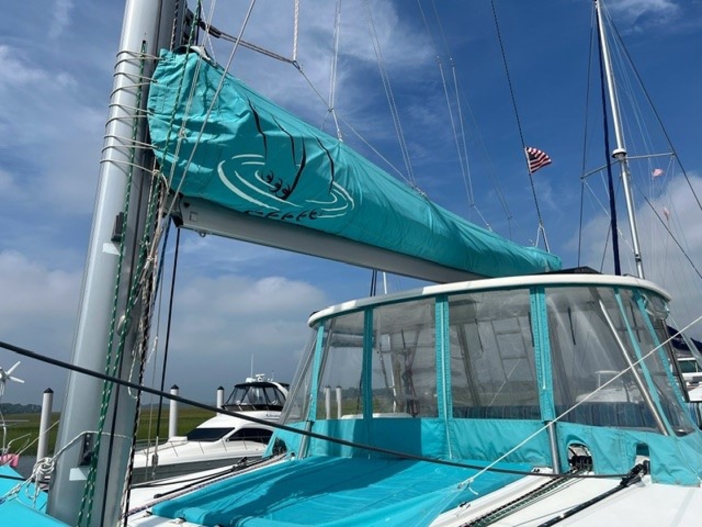 Slide: The Image of Used Sail Catamaran for sale 2015 Lagoon 450F - TOES IN THE WATER - 4507654