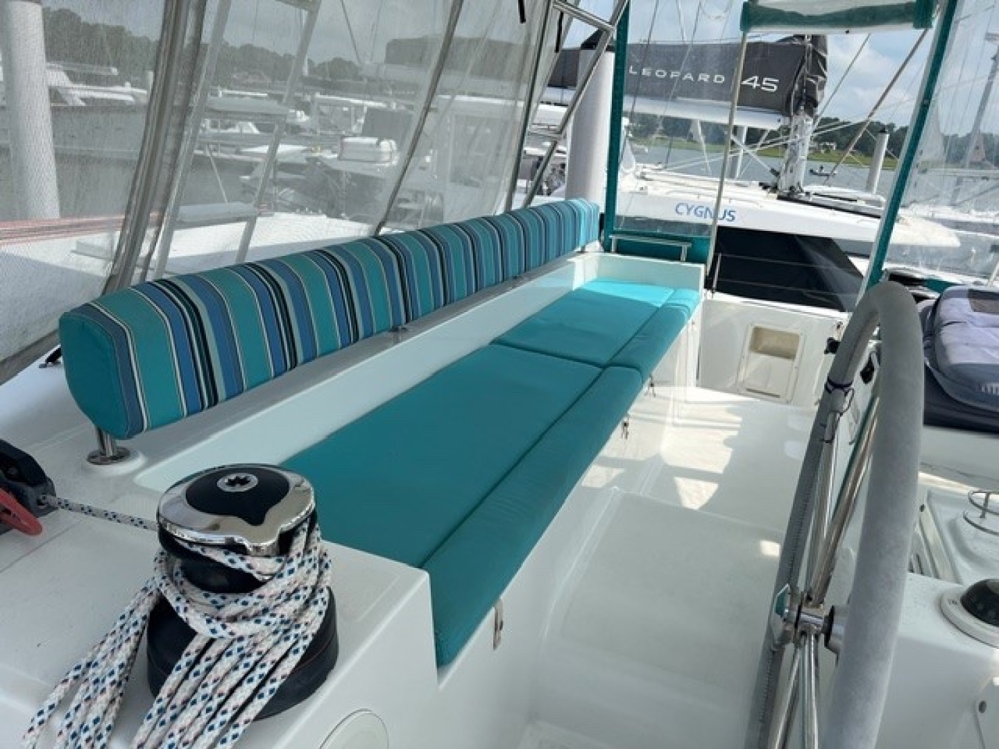 Slide: The Image of Used Sail Catamaran for sale 2015 Lagoon 450F - TOES IN THE WATER - 4507659