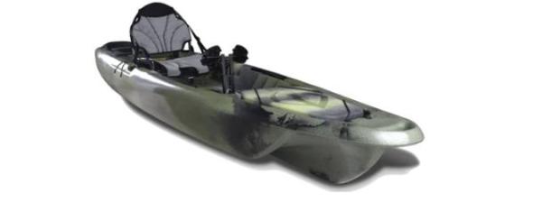 Slide: The Image of 2023 Lightning Kayaks Strike HD in camouflage design. - 0