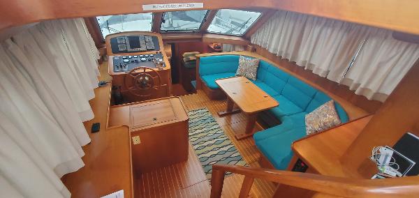 Slide: The Image of Salon from companionway  - 14