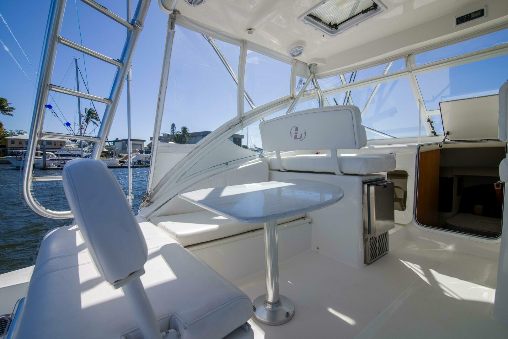 Slide: The Image of Luhrs 37 Date Night Keeping It Reel - Exterior Helm 2010 Luhrs 37 Canyon Express Keeping It Reel Date Night - 5271366
