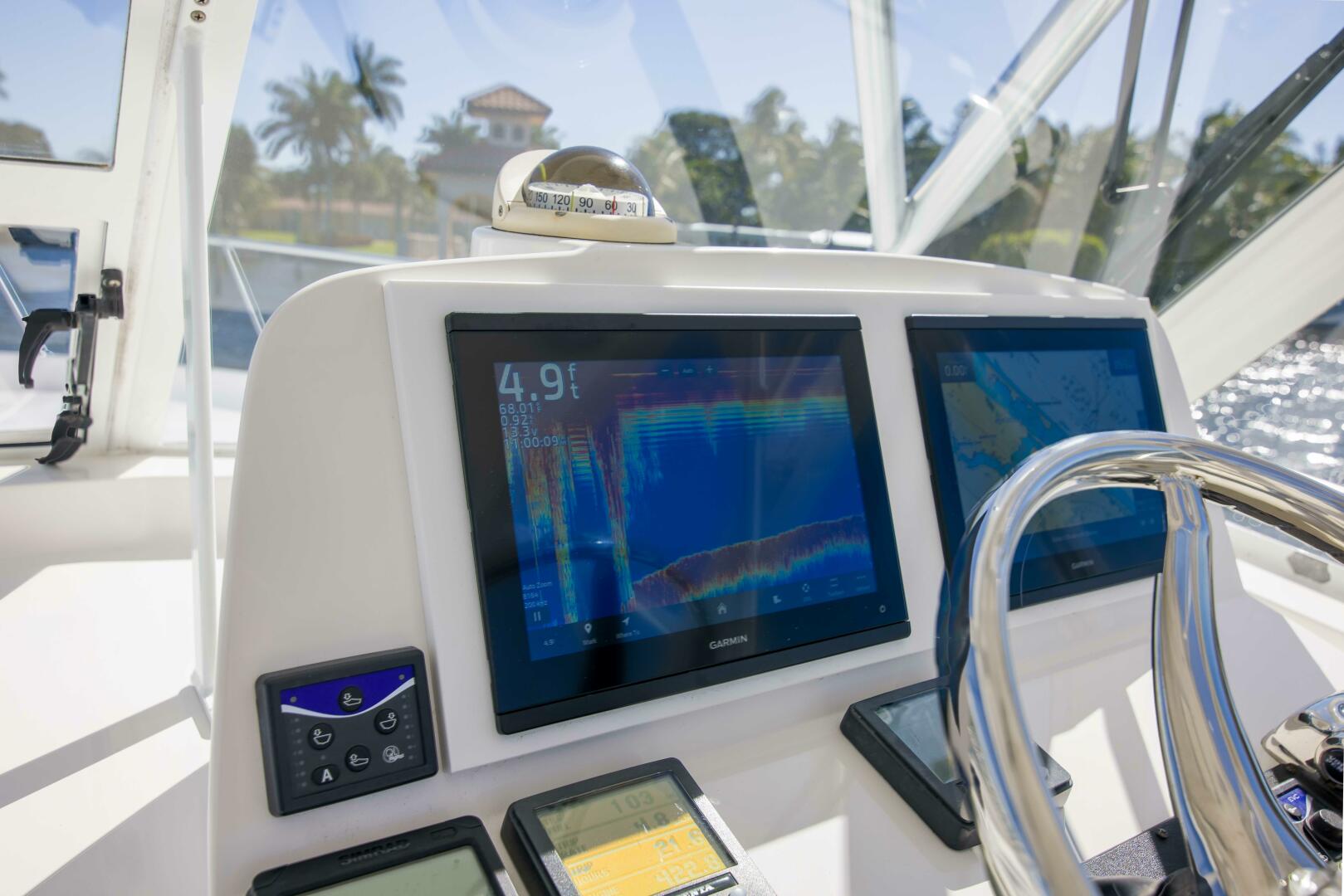 Slide: The Image of Luhrs 37 Date Night Keeping It Reel - Exterior Helm 2010 Luhrs 37 Canyon Express Keeping It Reel Date Night - 5271375