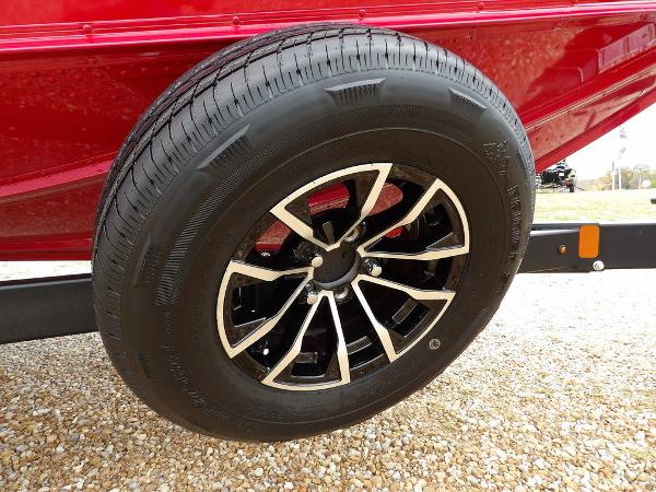 Slide: The Image of Close-up of 2024 Lund 2075 Pro-V Bass XS trailer wheel. - 43