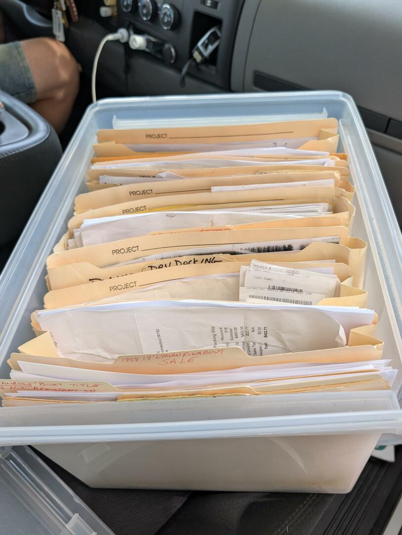 Slide: The Image of 44 Complete Sanrose History Files Complete Maintenance Files for Sanrose - 5255601