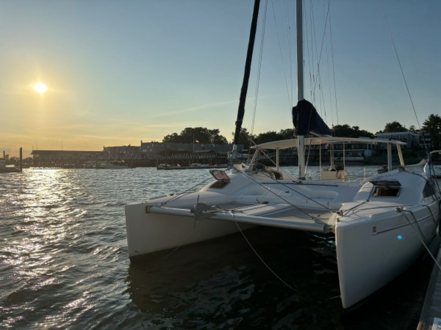 Slide: The Image of Used Sail Catamaran for sale 2003 Maine Cat 30 - PELICAN - 5503907