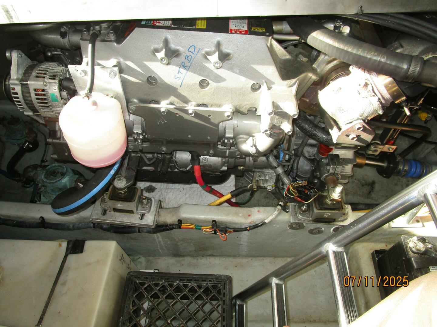 Slide: The Image of 39' Mainship starboard main engine - 5472728