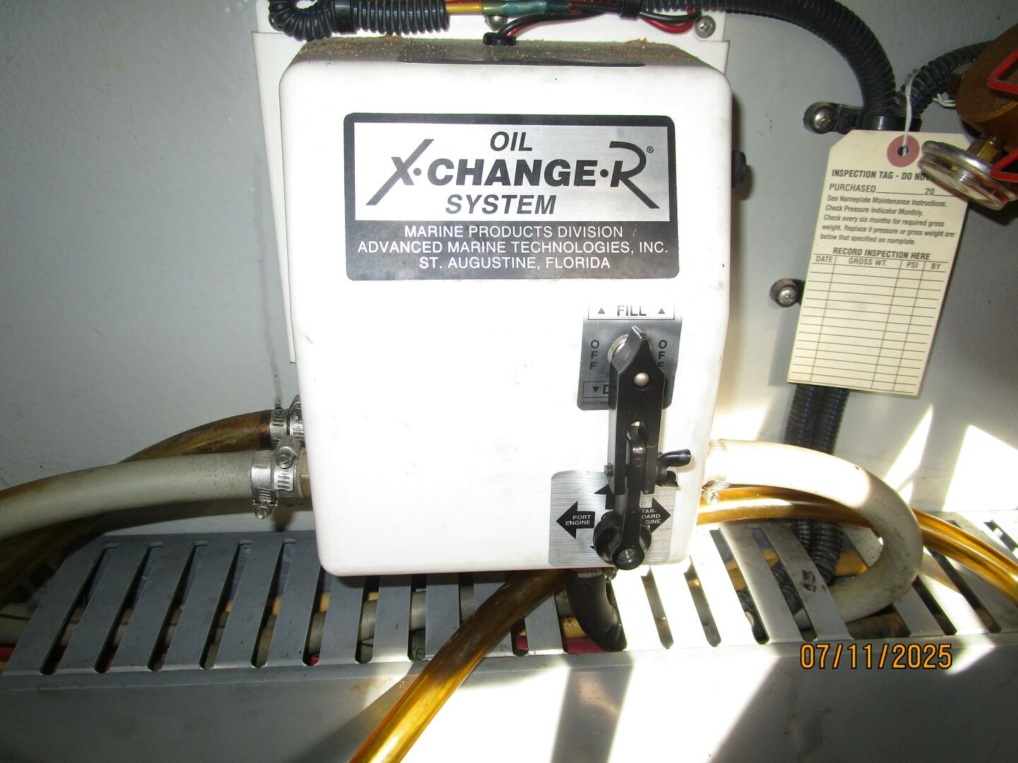 Slide: The Image of 39' Mainship oil change system - 5472715