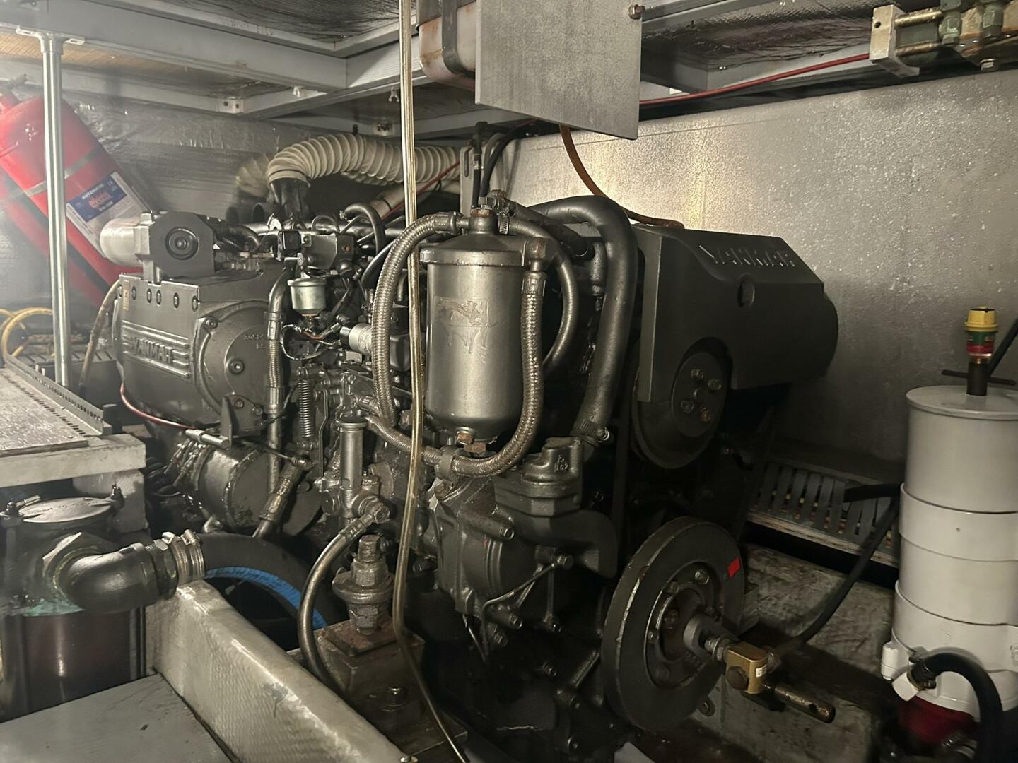 Slide: The Image of Mainship 430 Starboard Engine - 59