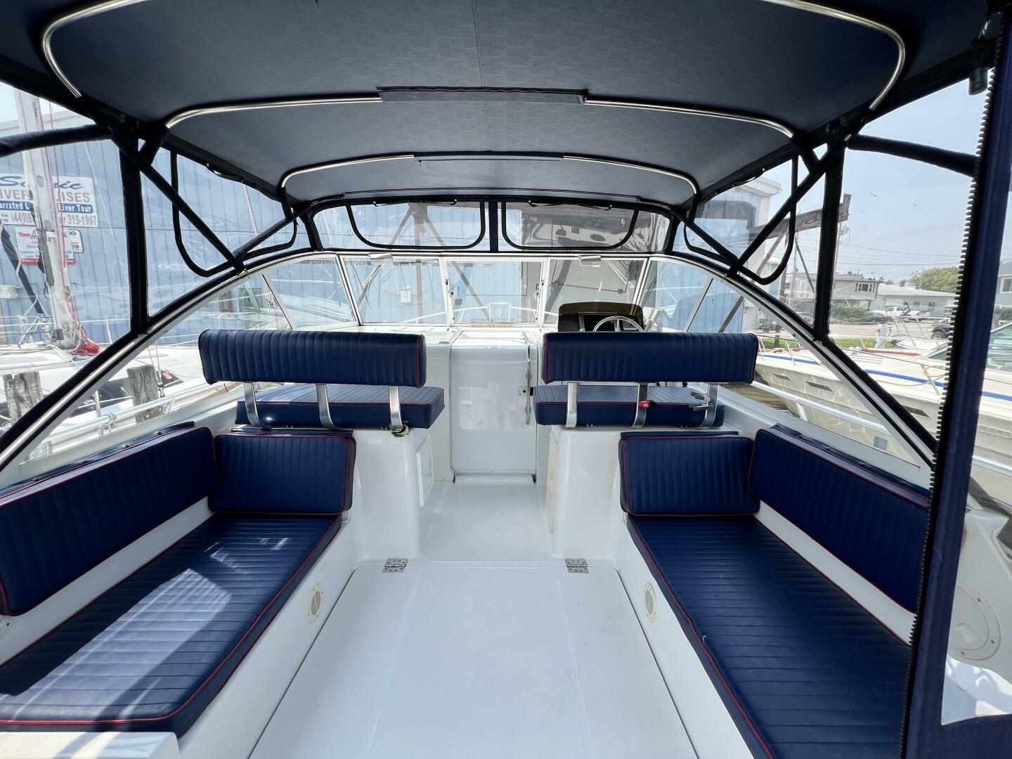 Slide: The Image of 2001 34 Mainship Stern Looking Forward View - 5390925
