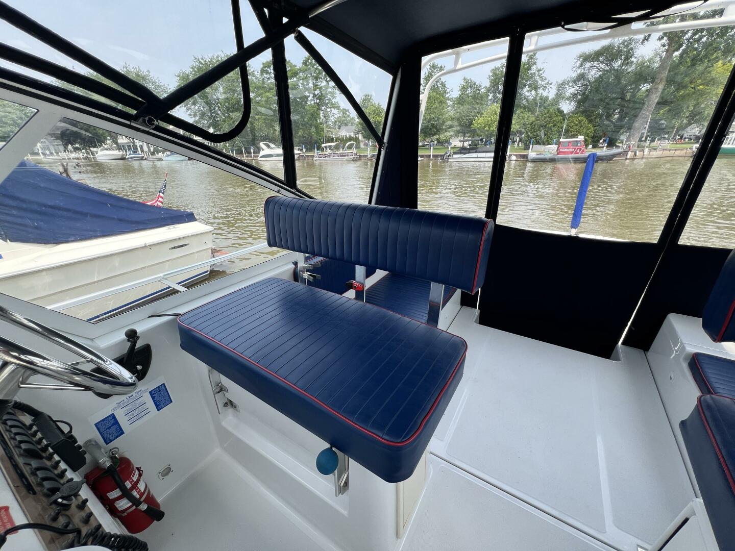 Slide: The Image of 2001 34 Mainship Helm Chair - 5391003