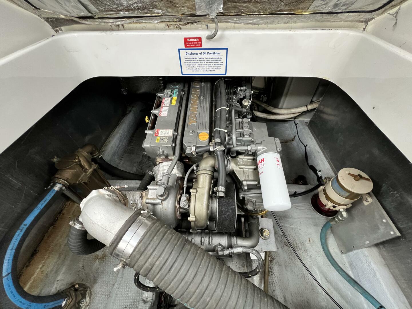 Slide: The Image of 2001 34 Mainship Engine Room - 5391120