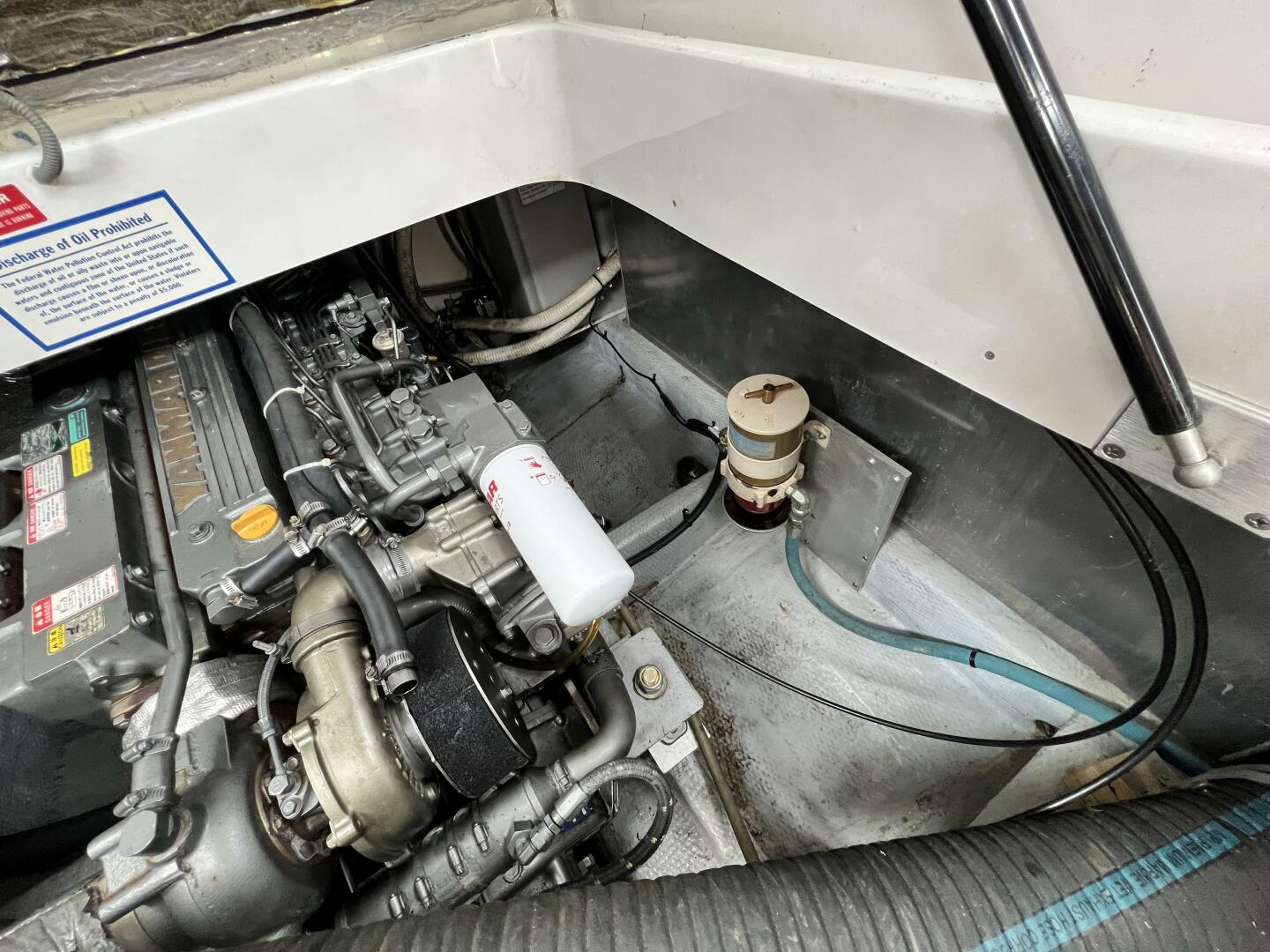 Slide: The Image of 2001 34 Mainship Engine Room STBD - 5391121