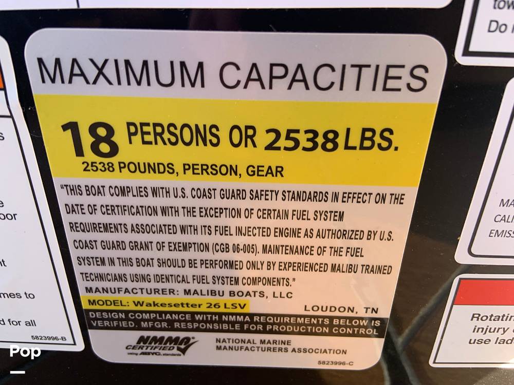 Slide: The Image of Malibu Wakesetter 26 LSV 2023 - 13735670