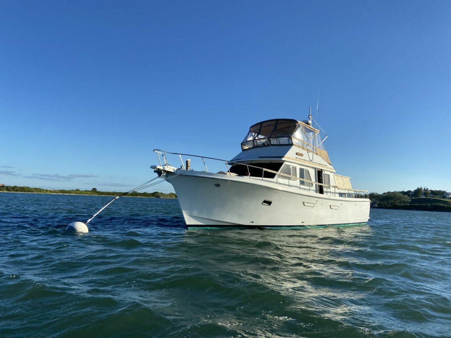 Slide: The Image of 46' Marine Trader port forward profile1 - 0
