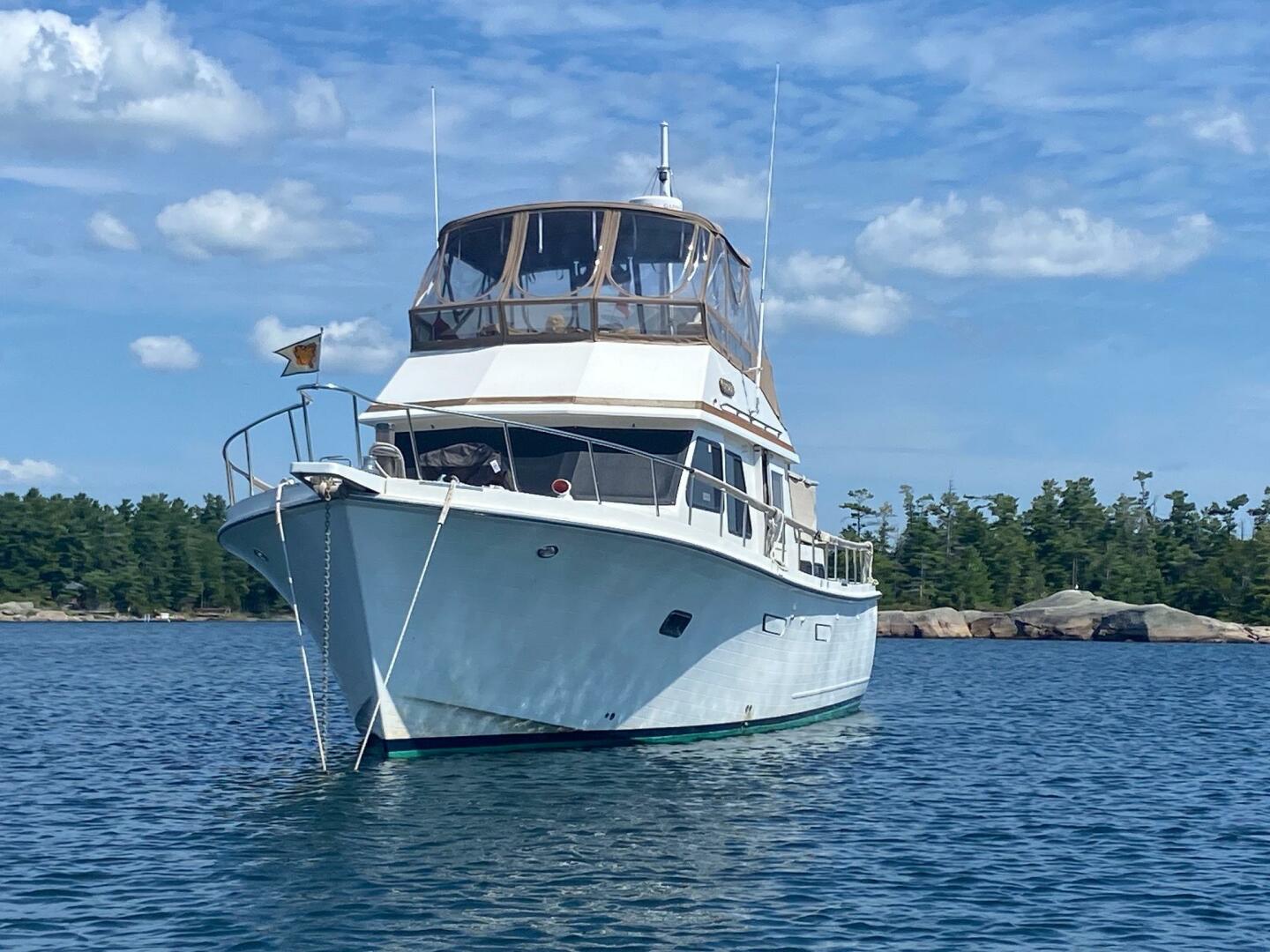 Slide: The Image of 46' Marine Trader port forward profile2 - 1