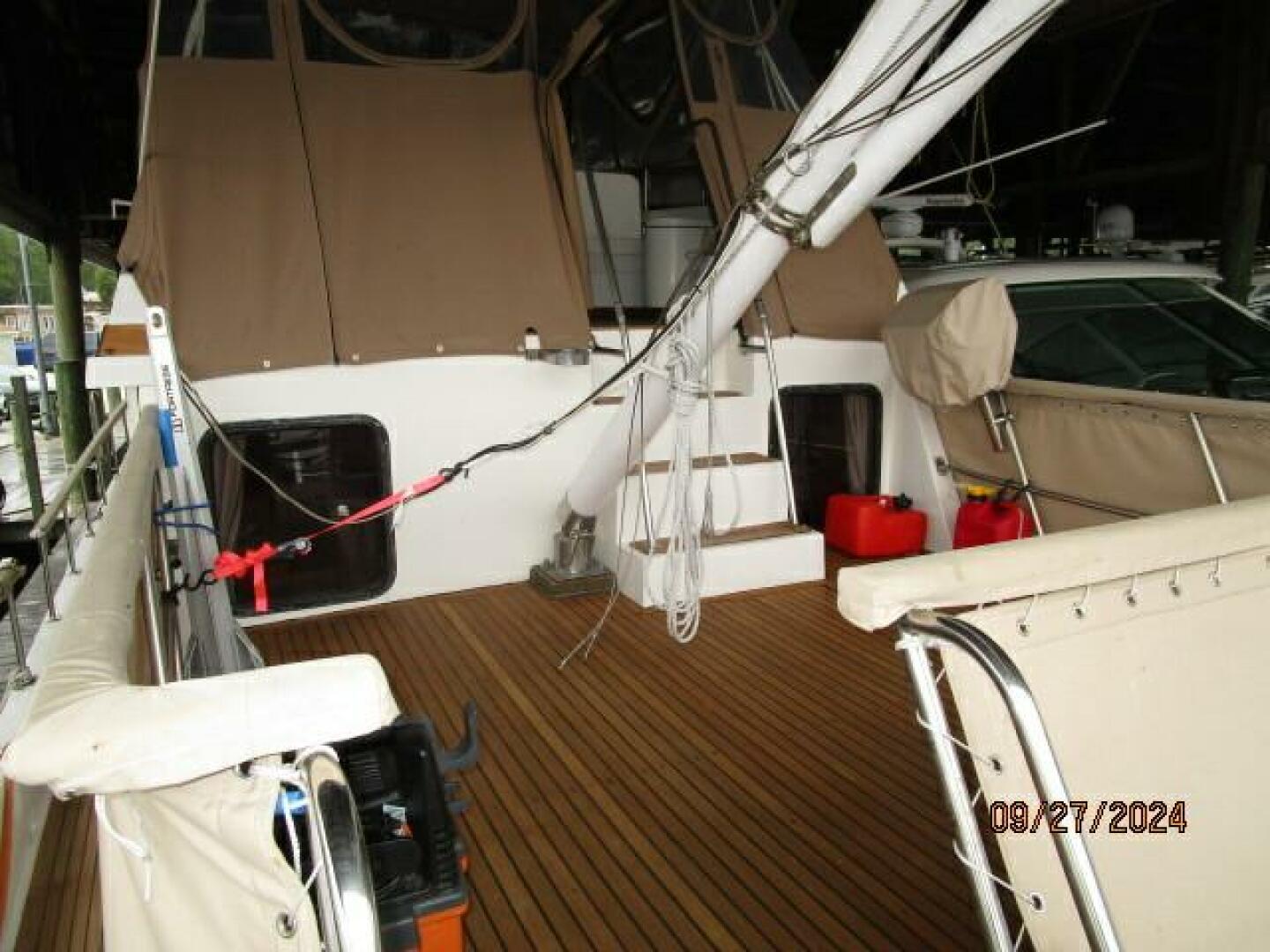 Slide: The Image of 46' Marine Trader trunk cabin forward2 - 20