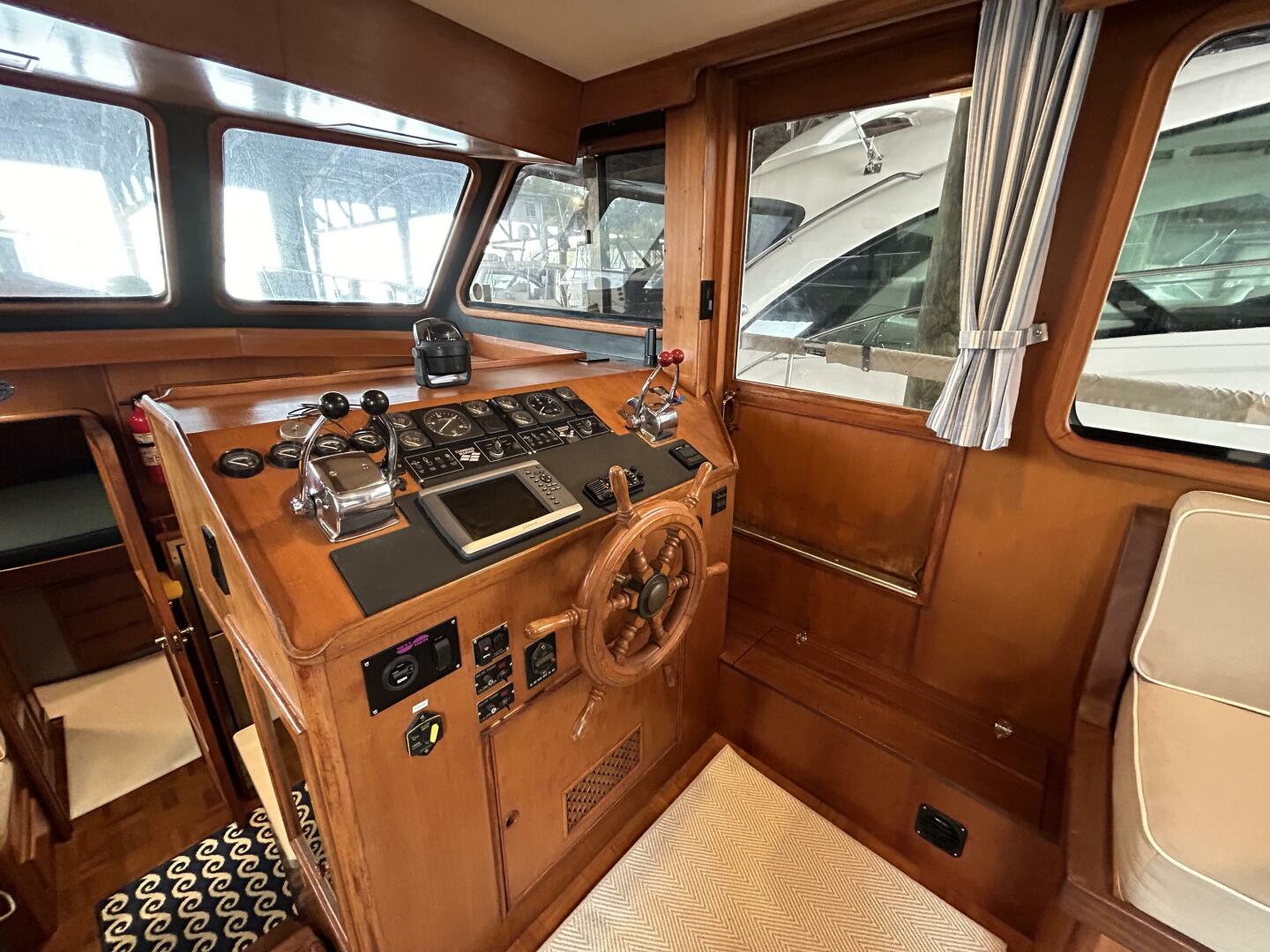 Slide: The Image of 46' Marine Trader lower helm1 - 40