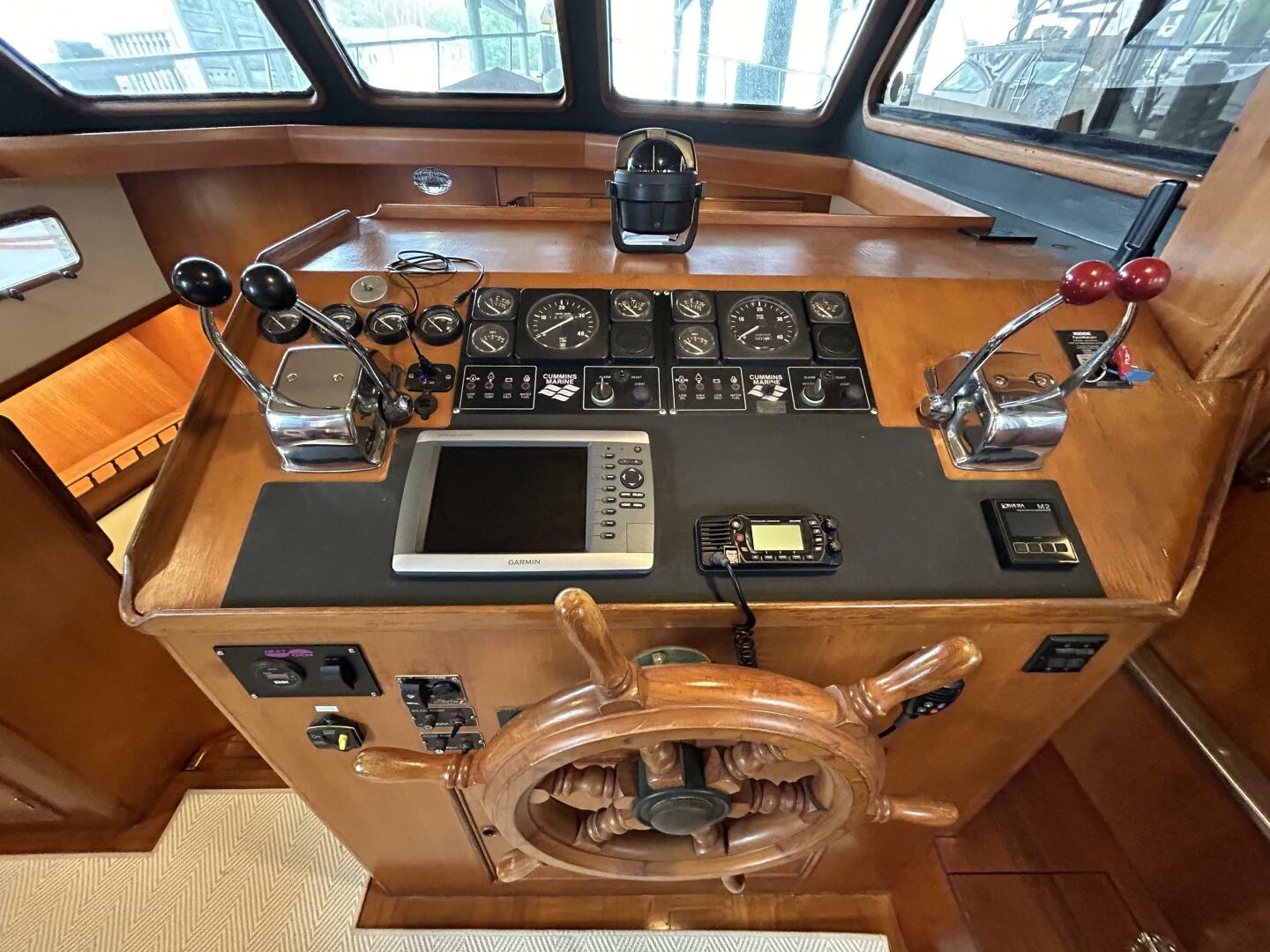 Slide: The Image of 46' Marine Trader lower helm2 - 41