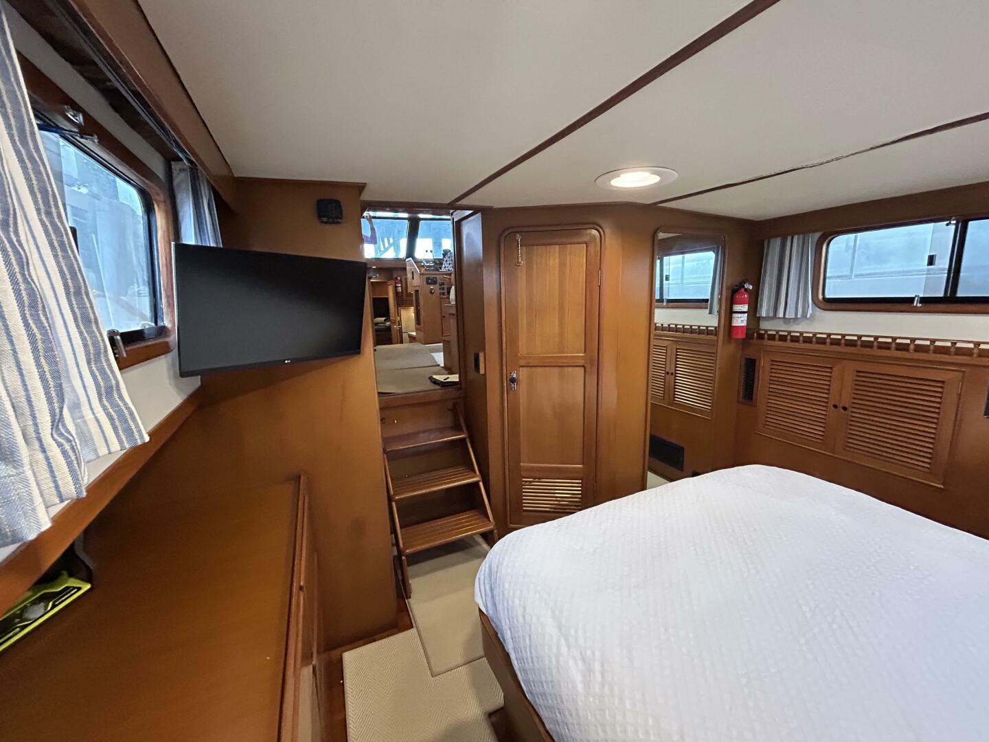 Slide: The Image of 46' Marine Trader master stateroom forward - 51
