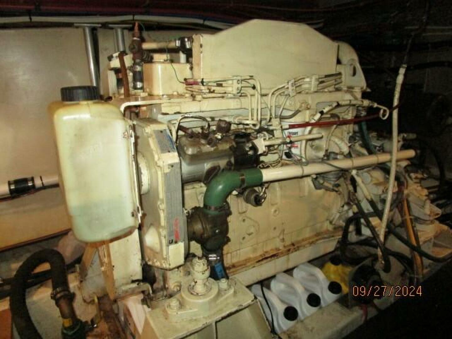 Slide: The Image of 46' Marine Trader starboard main engine - 62