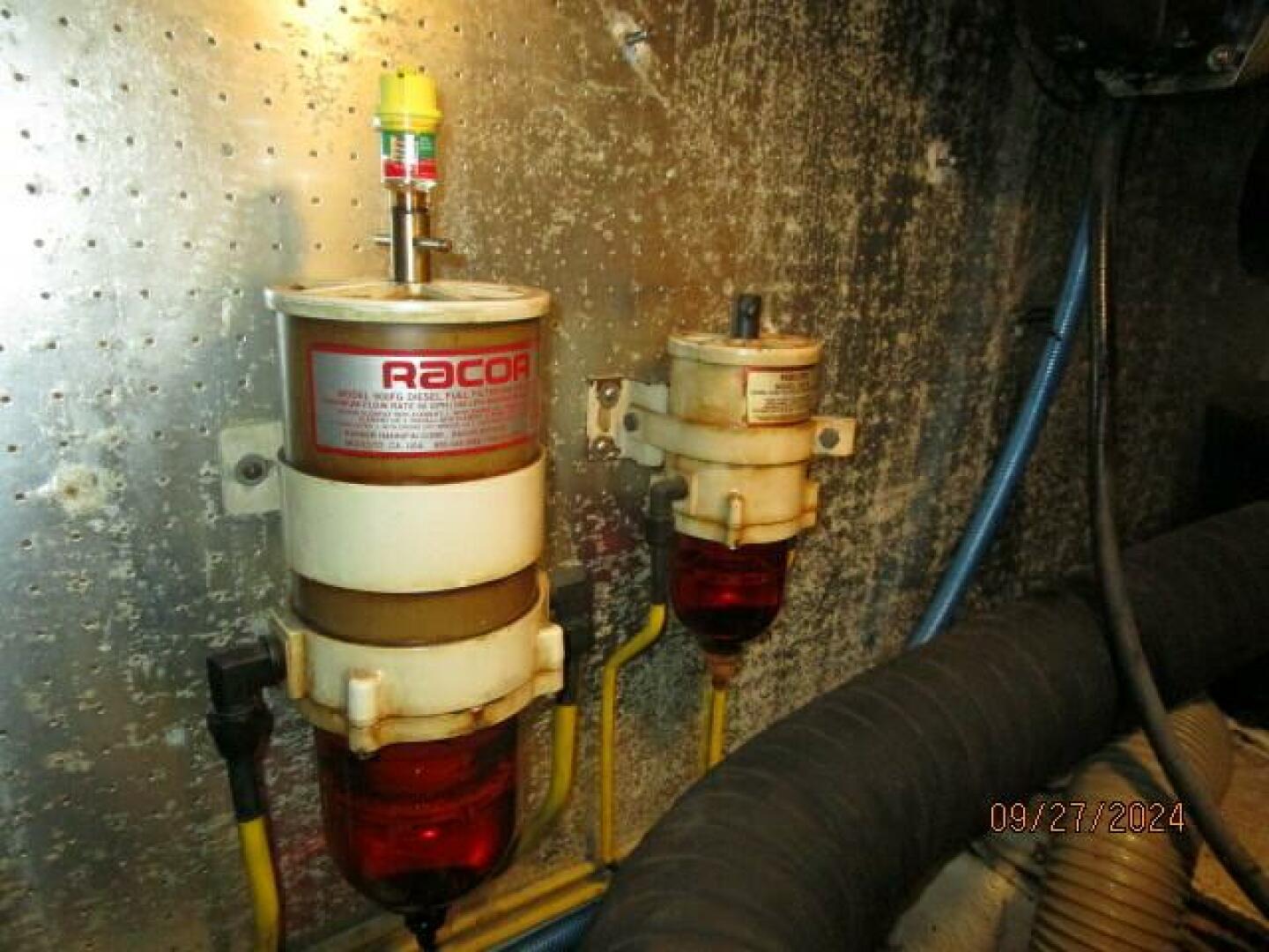 Slide: The Image of 46' Marine Trader starboard Racor fuel filter - 65