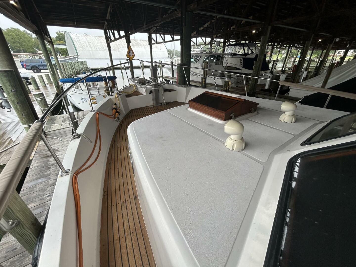 Slide: The Image of 46' Marine Trader foredeck1 - 9