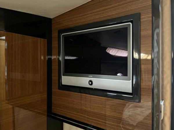 Slide: The Image of Built-in TV in the 2008 Marquis 40 SC yacht interior. - 45