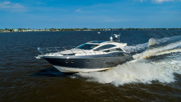 Slide: The Image of 2009 Marquis 500 Sport Coupe cruising on open water. - 1