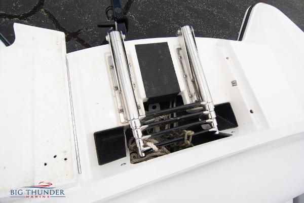 Slide: The Image of 2005 MasterCraft X45 boat swim platform with retractable ladder. - 47