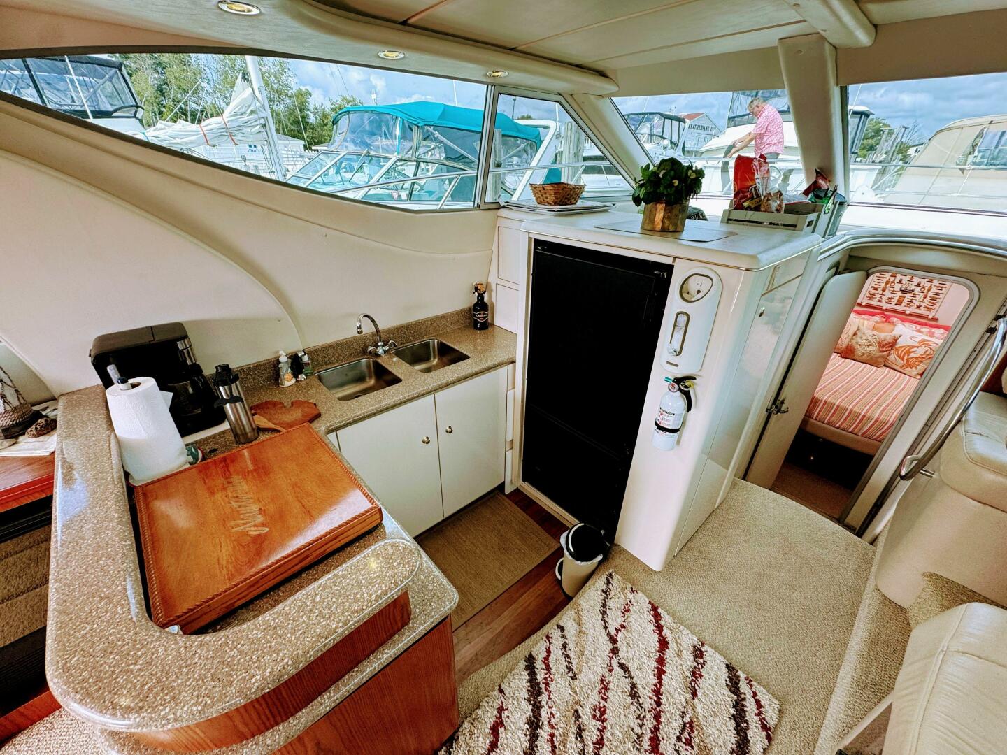 Slide: The Image of Maxum 4100 Sport Cruiser Bridge 1999 - 5556372